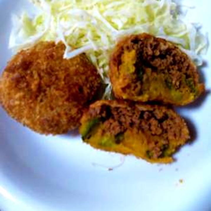 丸めひき肉とかぼちゃのメンチカツ レシピ 作り方 By かずちゃん1243 楽天レシピ 丸めひき肉とかぼちゃのメンチカツ レシピ 作り方 By かずちゃん1243 楽天レシピ
